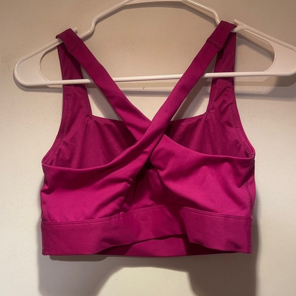 All in Motion Fuchsia Sports Bra - Picture 2 of 5